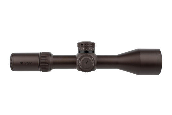 Vortex Optics Razor HD Gen II 4.5-27x rifle scope with 56mm rifle scope with EBR-7C MRAD reticle is 14.4inches long